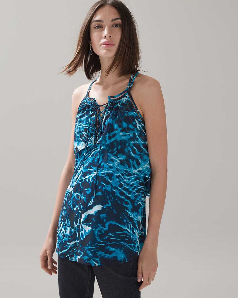 White house black market halter top sales