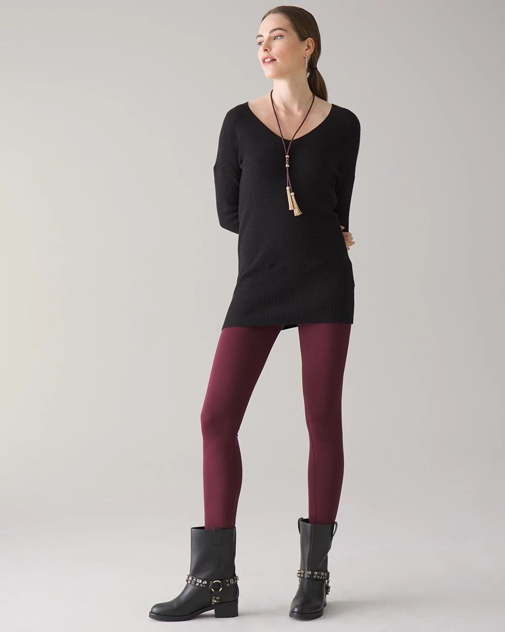 Scuba Knit WHBM Runway Leggings