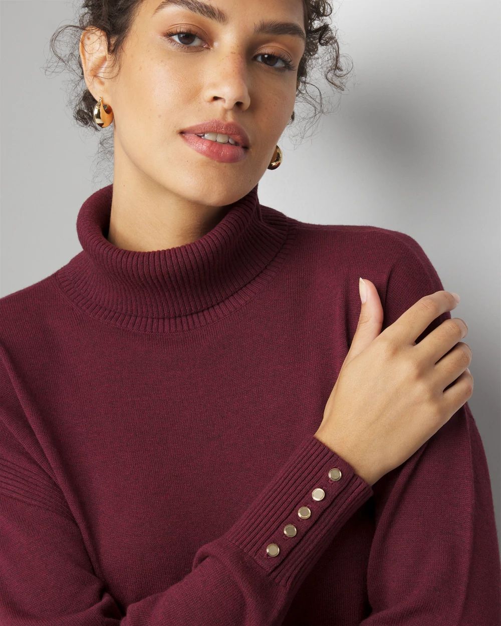 Relaxed Turtleneck Sweater click to view larger image.