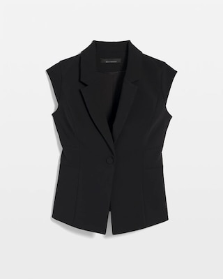 Cropped Tailored Vest click to view larger image.