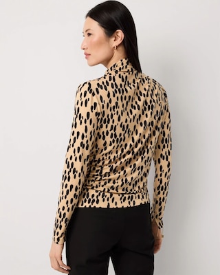 Mockneck Long Sleeve Top click to view larger image.