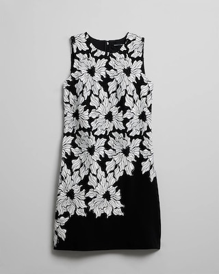 Mixed Lace Shift Dress