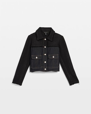 Tweed + Denim Jacket click to view larger image.