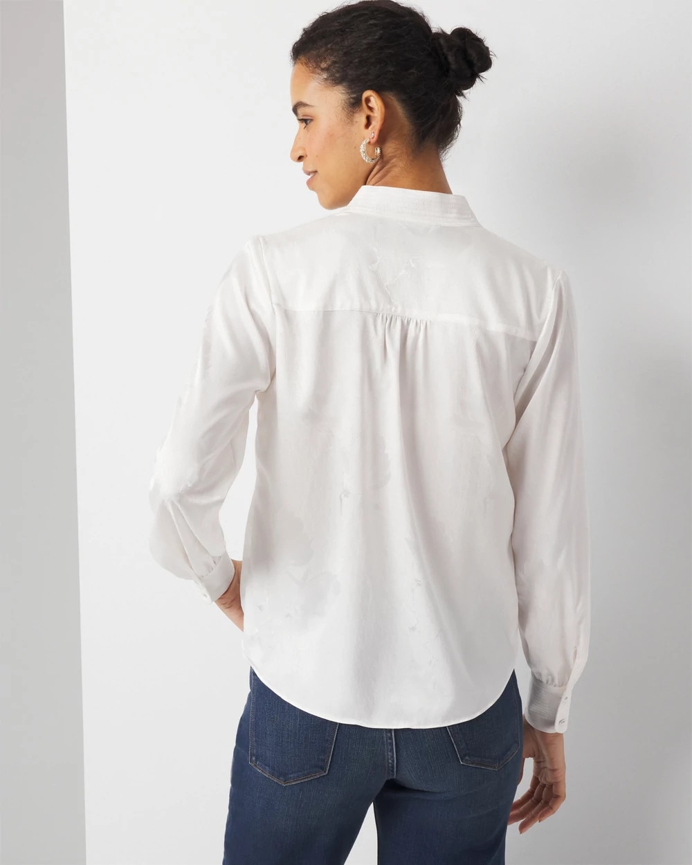 Trapunto Jacquard Stitched Shirt