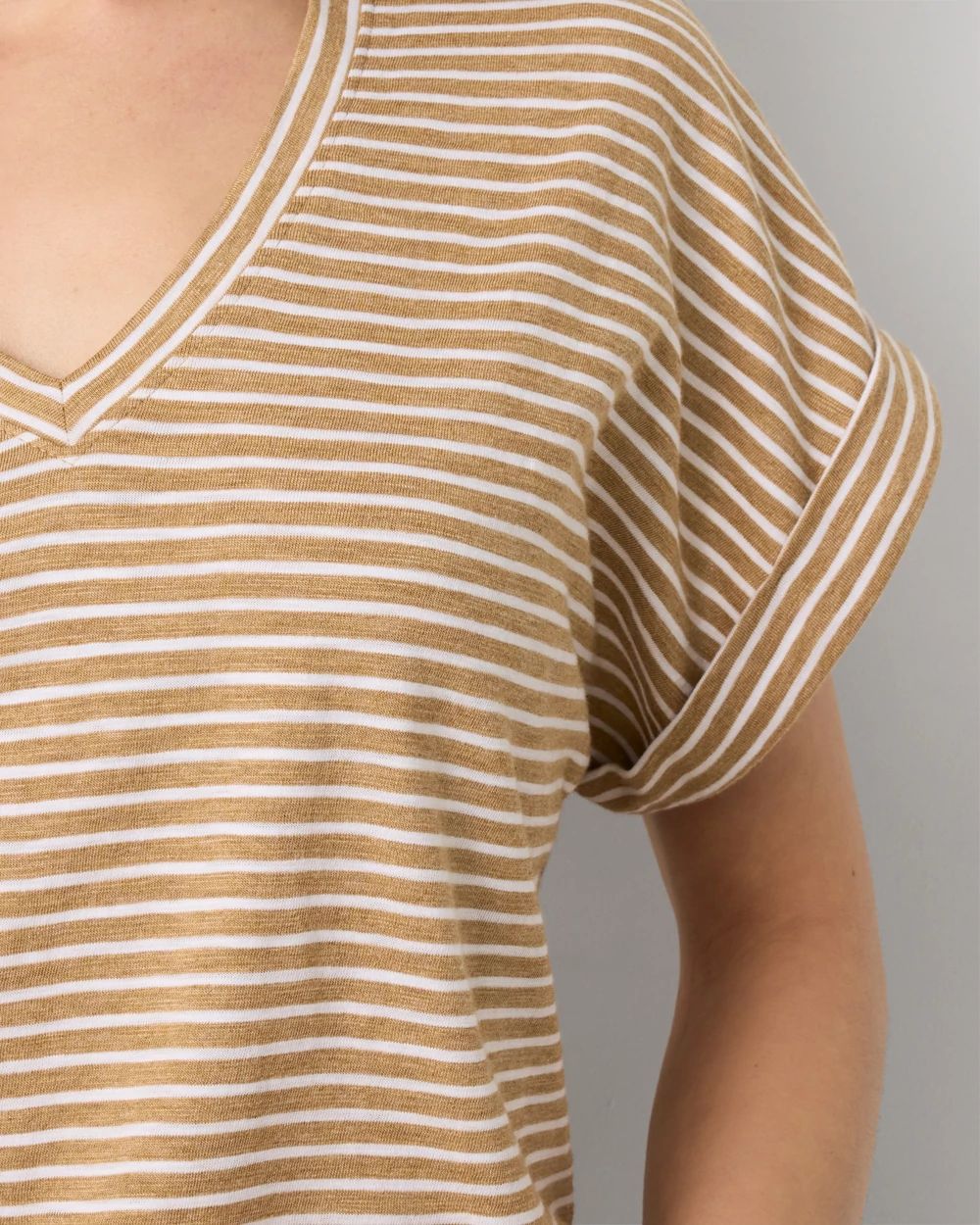 V-neck Short Sleeve Tee
