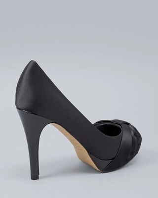 Ray Satin Platform Heels