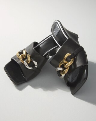 Chain Wedge Sandal
