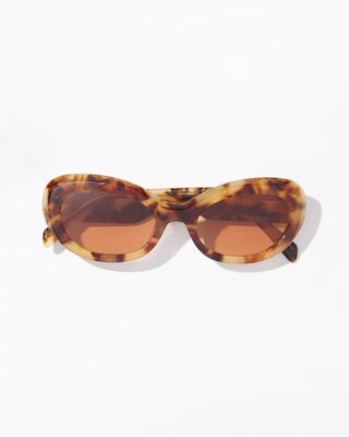 Cat Eye Tortoise Sunglasses click to view larger image.