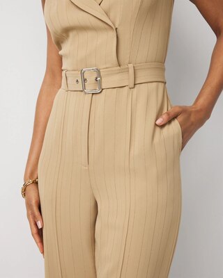 Tailored Crepe Jumpsuit click to view larger image.