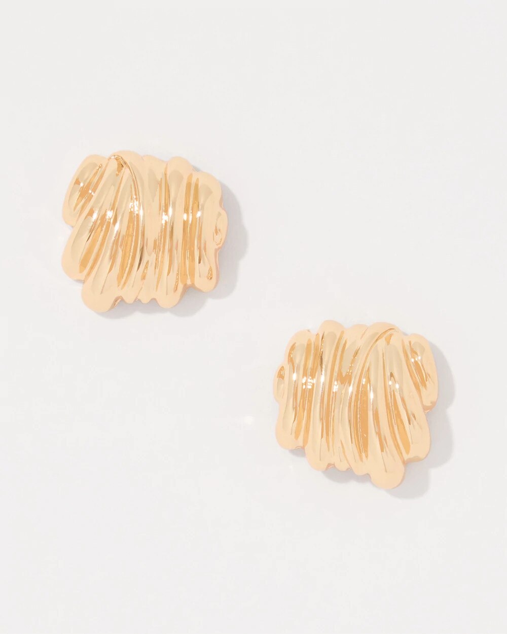 Sculptural Knot Stud Earrings - image 2