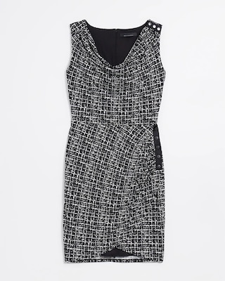 Sleeveless Matte Jersey Shirred Dress