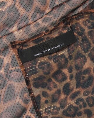 Oblong Leopard Scarf