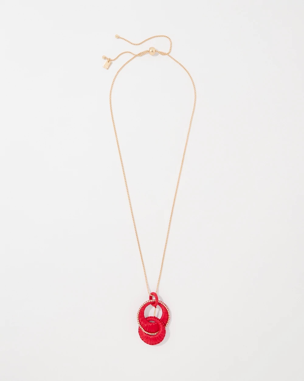 Raffia Pendant Necklace - image 2