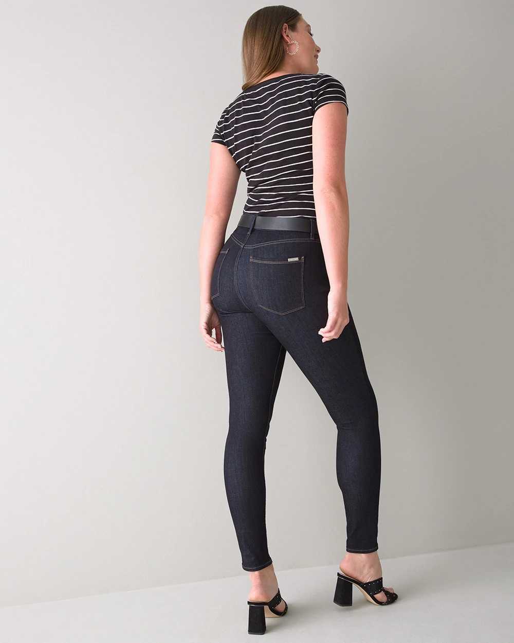 Curvy-Fit High-Rise Sculpt Skinny Jeans click to view larger image.