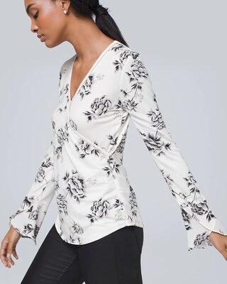 Floral Flutter Top