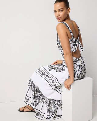 Tie-Back Maxi Dress click to view larger image.