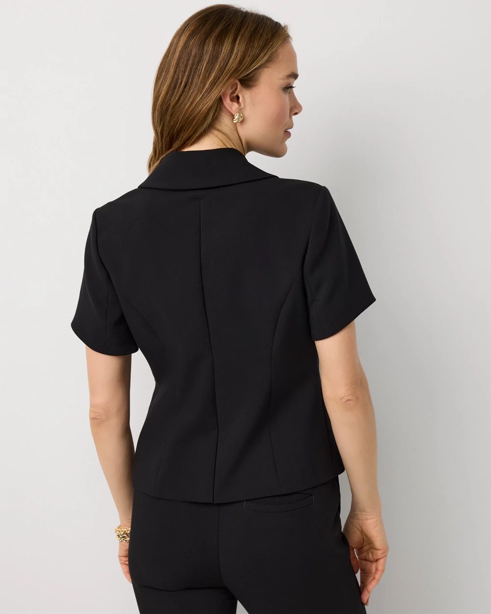 Short Sleeve Blazer click to view larger image.