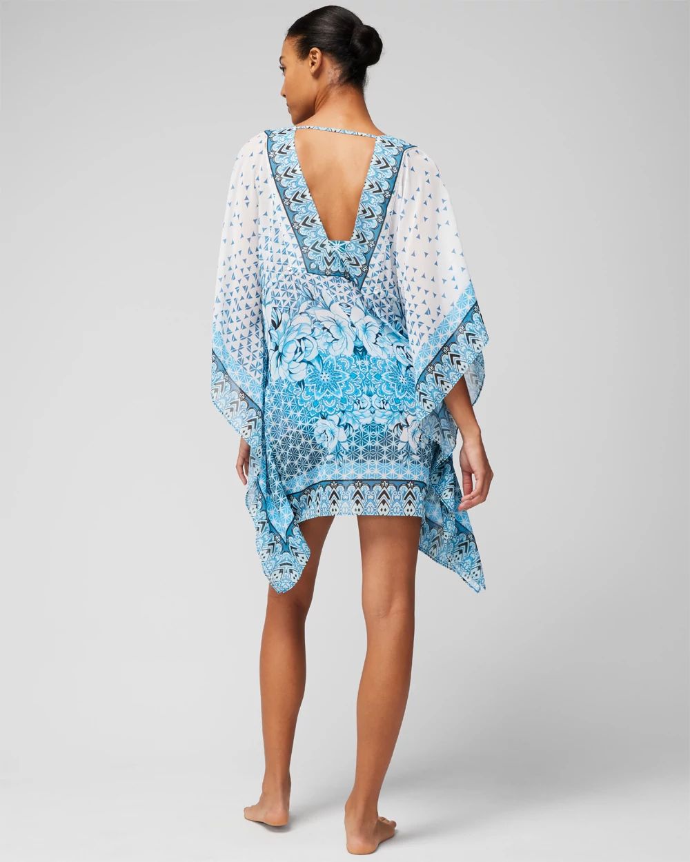 Embellished V-Neck Caftan