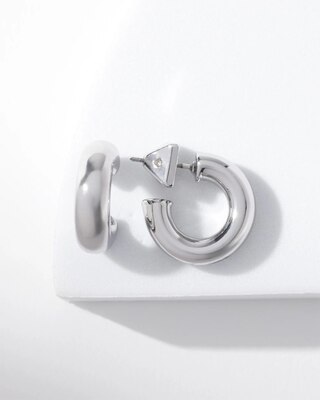 Silver Small Hoop Earrings