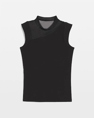 WHBM FORME™ All Ways Stretch Mesh Inset Top click to view larger image.
