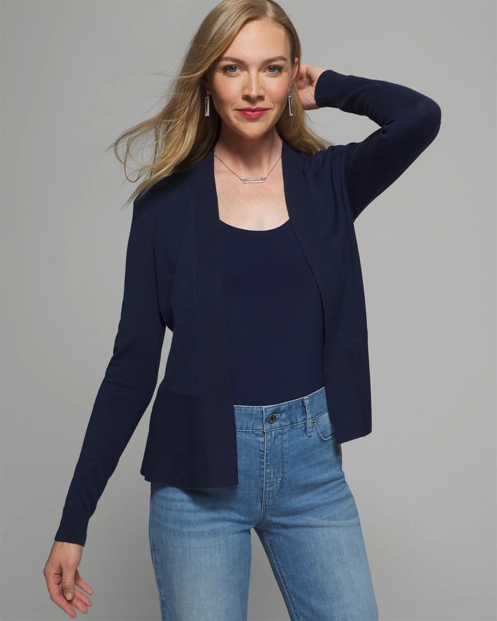 Outlet WHBM Peplum Cardigan