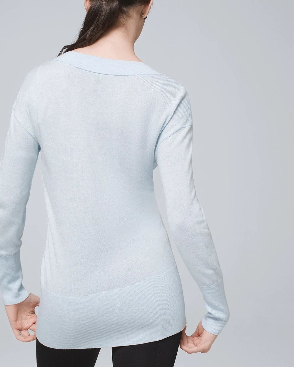 Cozy V-Neck Tunic Sweater