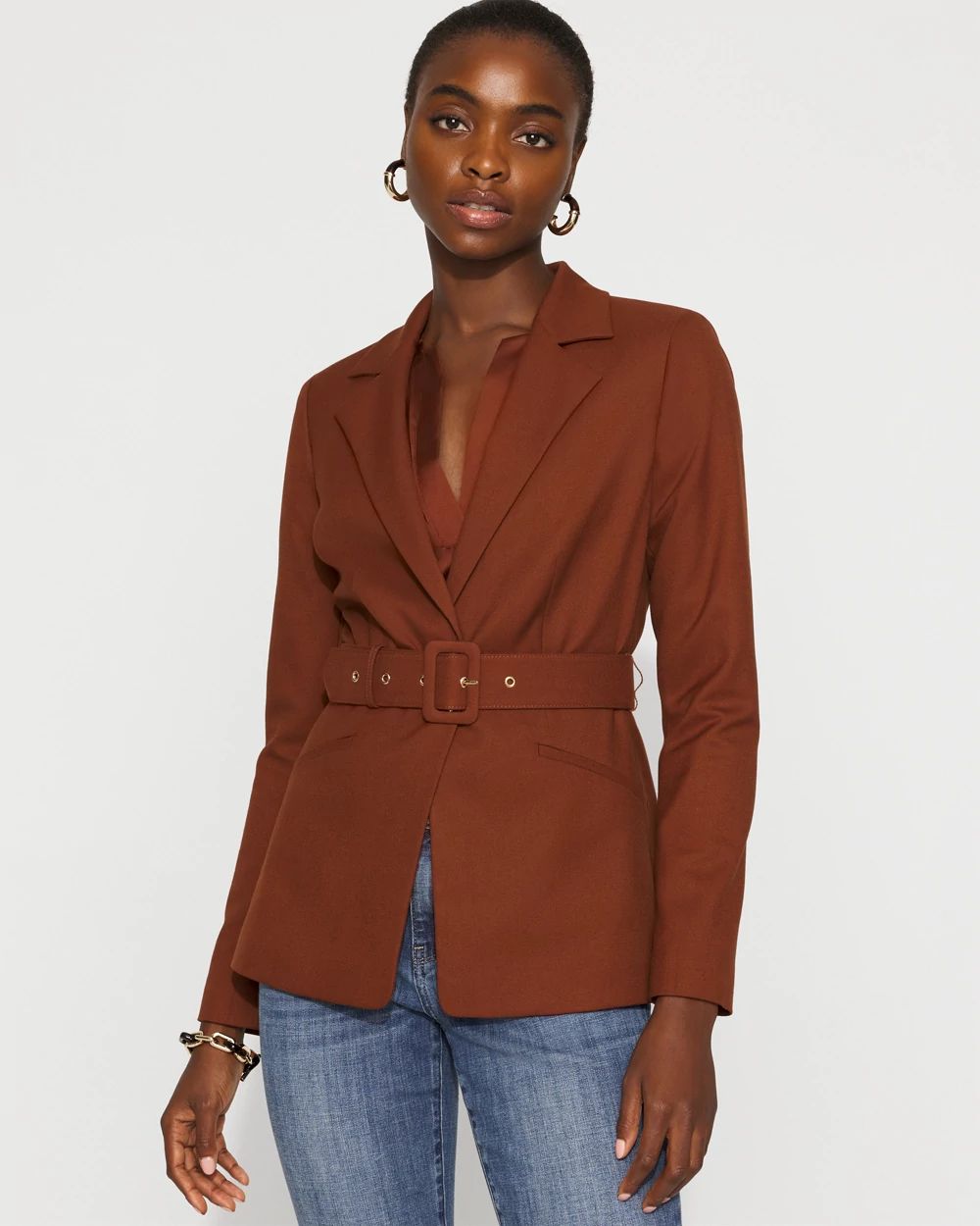 Belted Blazer