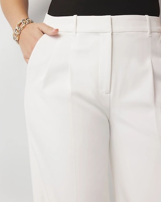 Pleated Wide Leg Pants click to view larger image.