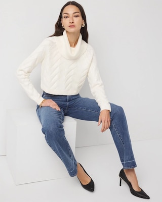 Petite Convertible Sweater Dress click to view larger image.