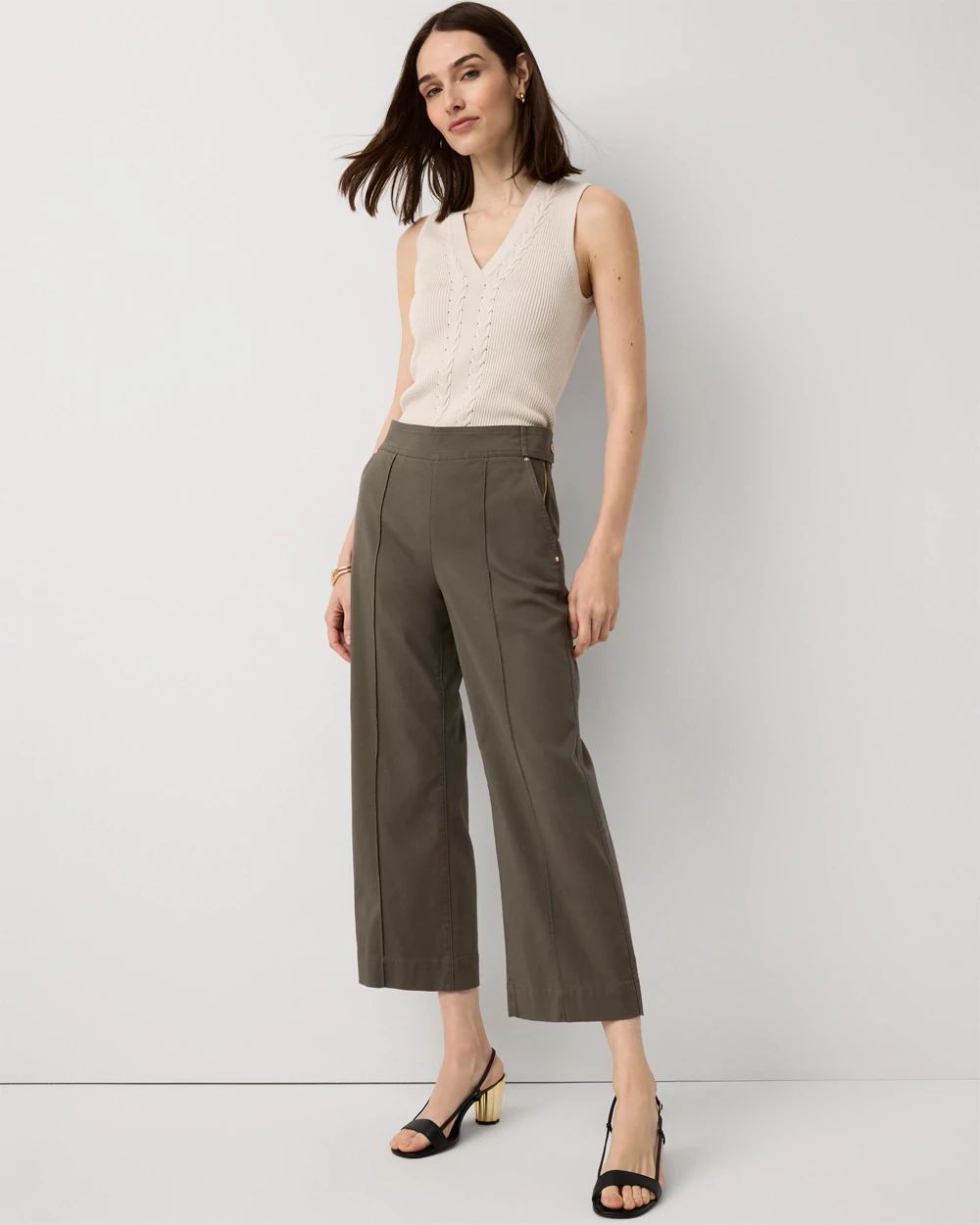 Pret High Rise Wide Leg Crop