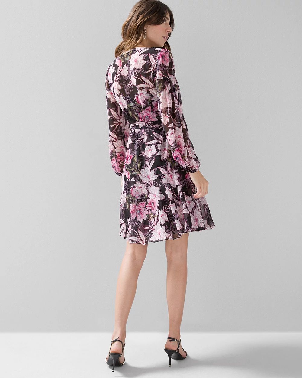 Long-Sleeve A-Line Shirtdress