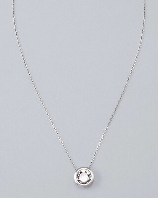 Bijoux Silvertone Pendant