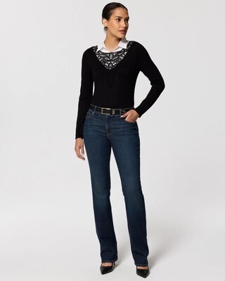 Mid-Rise Bootcut Jeans