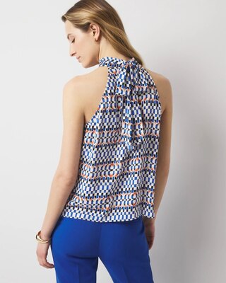 Cut Out Tie-Neck Halter click to view larger image.