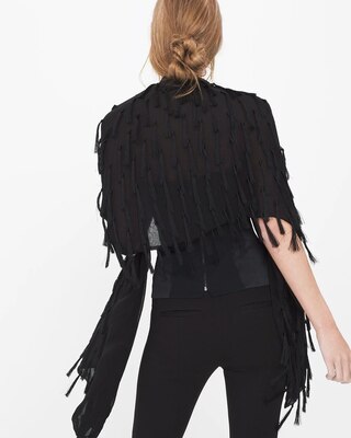 Black Tassel Wrap