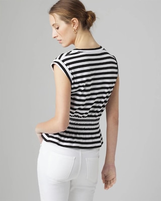 Smocked Peplum Tee click to view larger image.