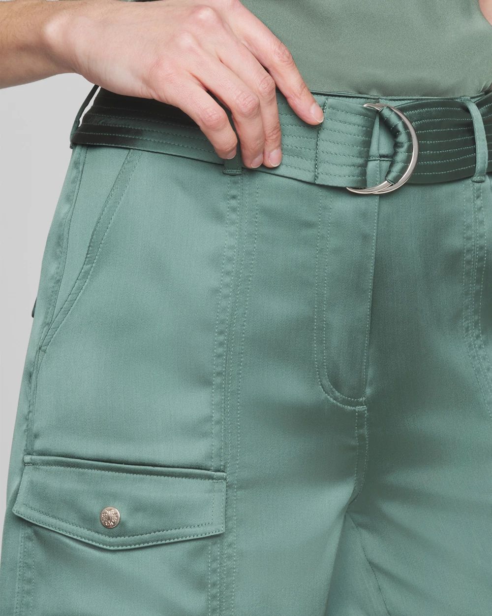 Belted Utility Shorts