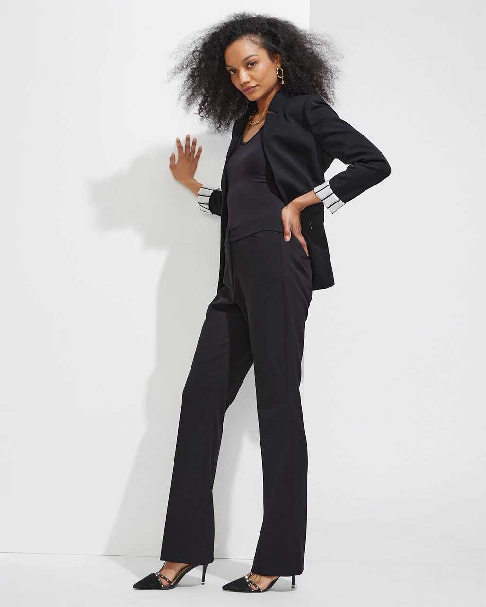 Outlet WHBM Seasonless Slim Bootcut Pants click to view larger image.