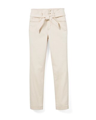 Extra High-Rise Tie Waist Slim Crops