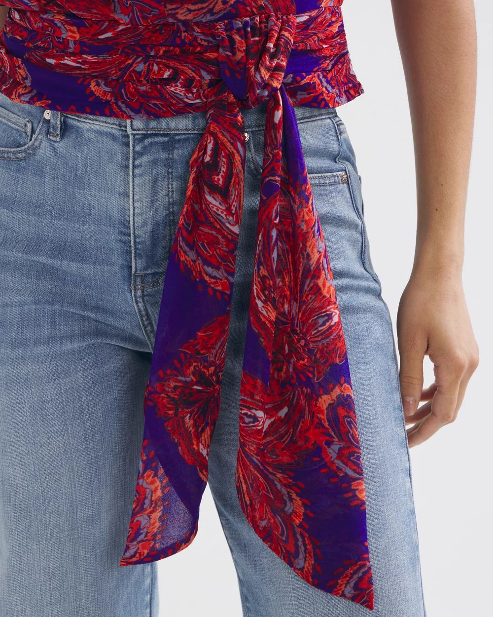 V-Neck Wrap Top