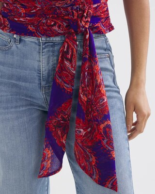 V-Neck Wrap Top