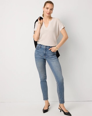 High-Rise Skinny Ankle Jean click to view larger image.