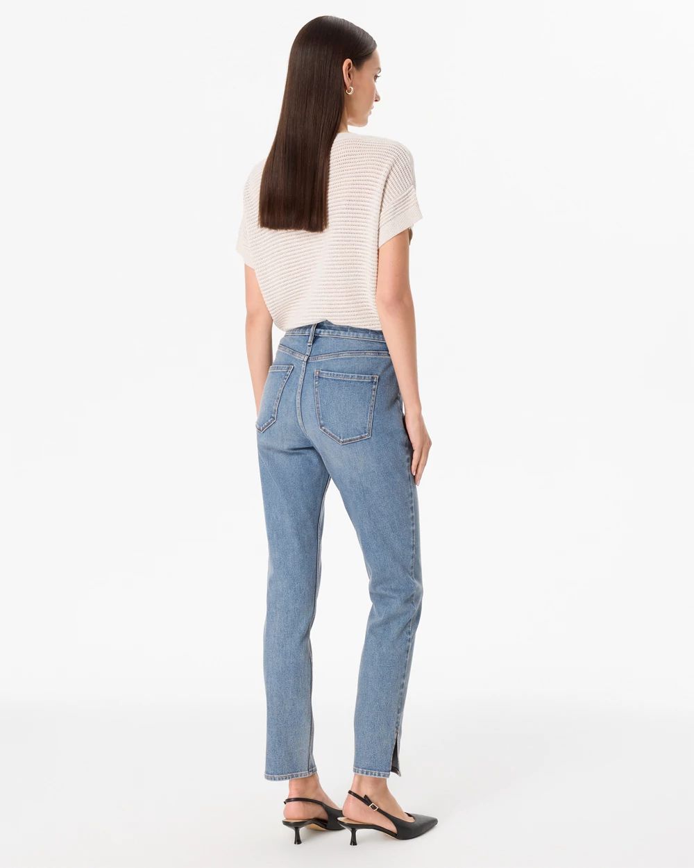 High-Rise Skinny Ankle Jean click to view larger image.