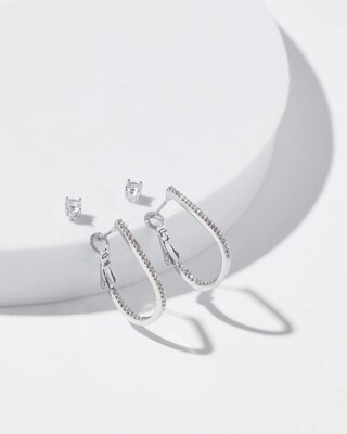 Silver 2-Pack Earring Set