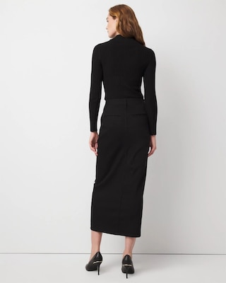 Embellished Denim Maxi Skirt click to view larger image.