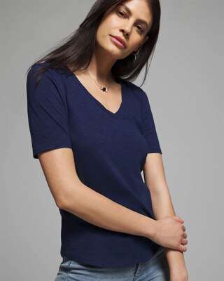 Outlet WHBM V-Neck Foundation Tee