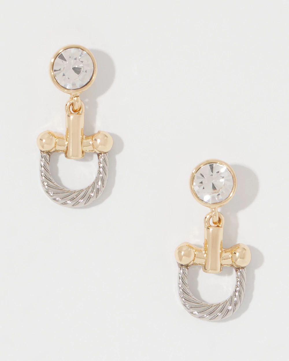 Horsebit Drop Earrings