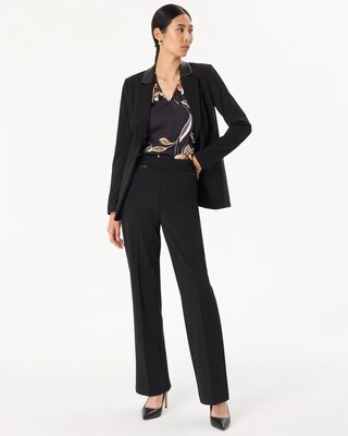 Knit Crepe High-Rise Riley Trouser click to view larger image.