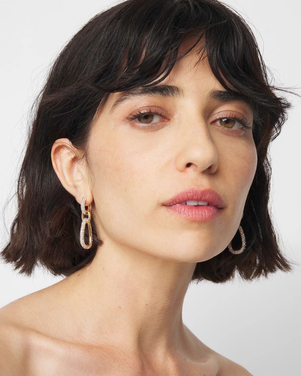 Convertible Crystal Drop Earrings
