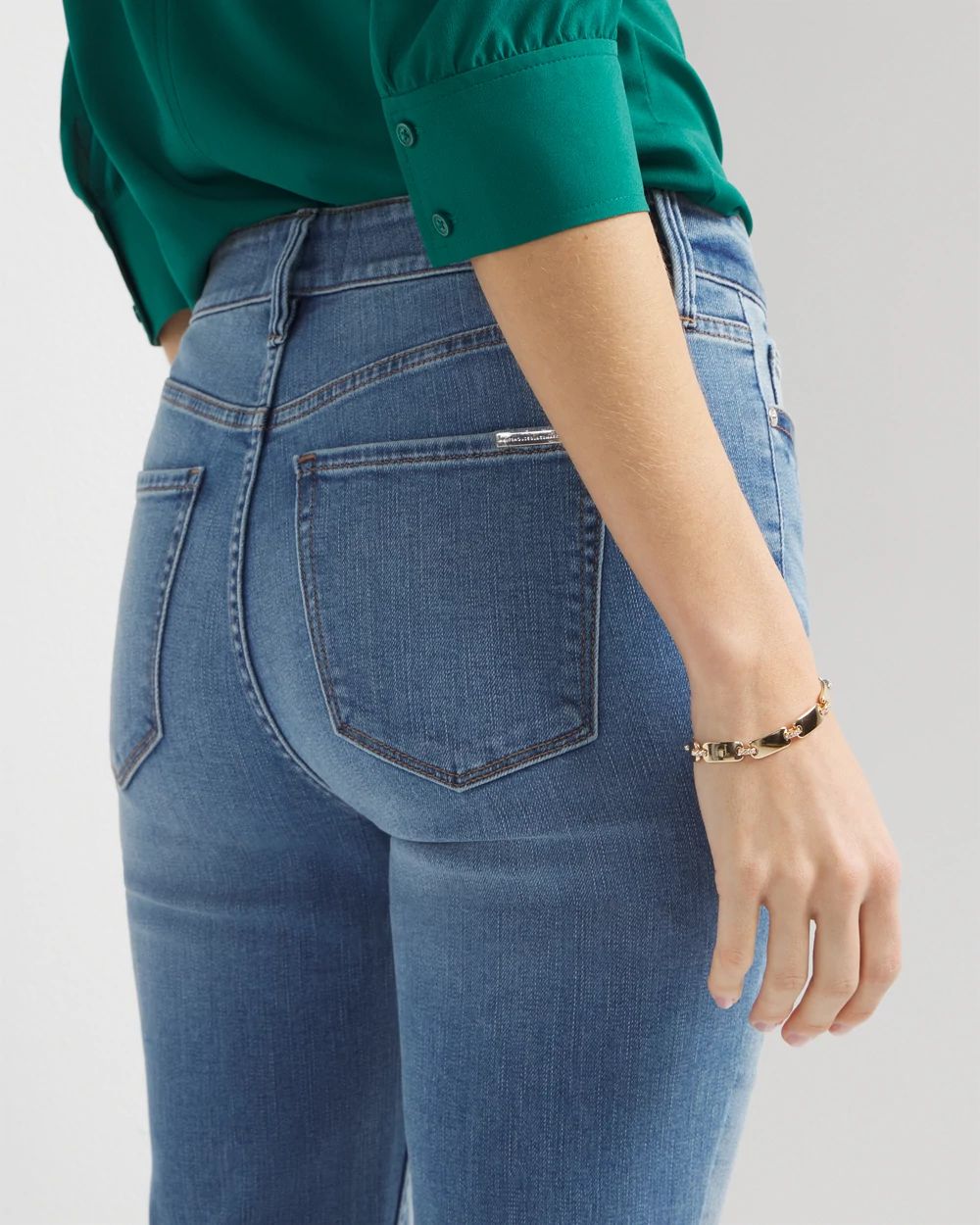 High-Rise Everyday Soft Crop Bootcut Jeans